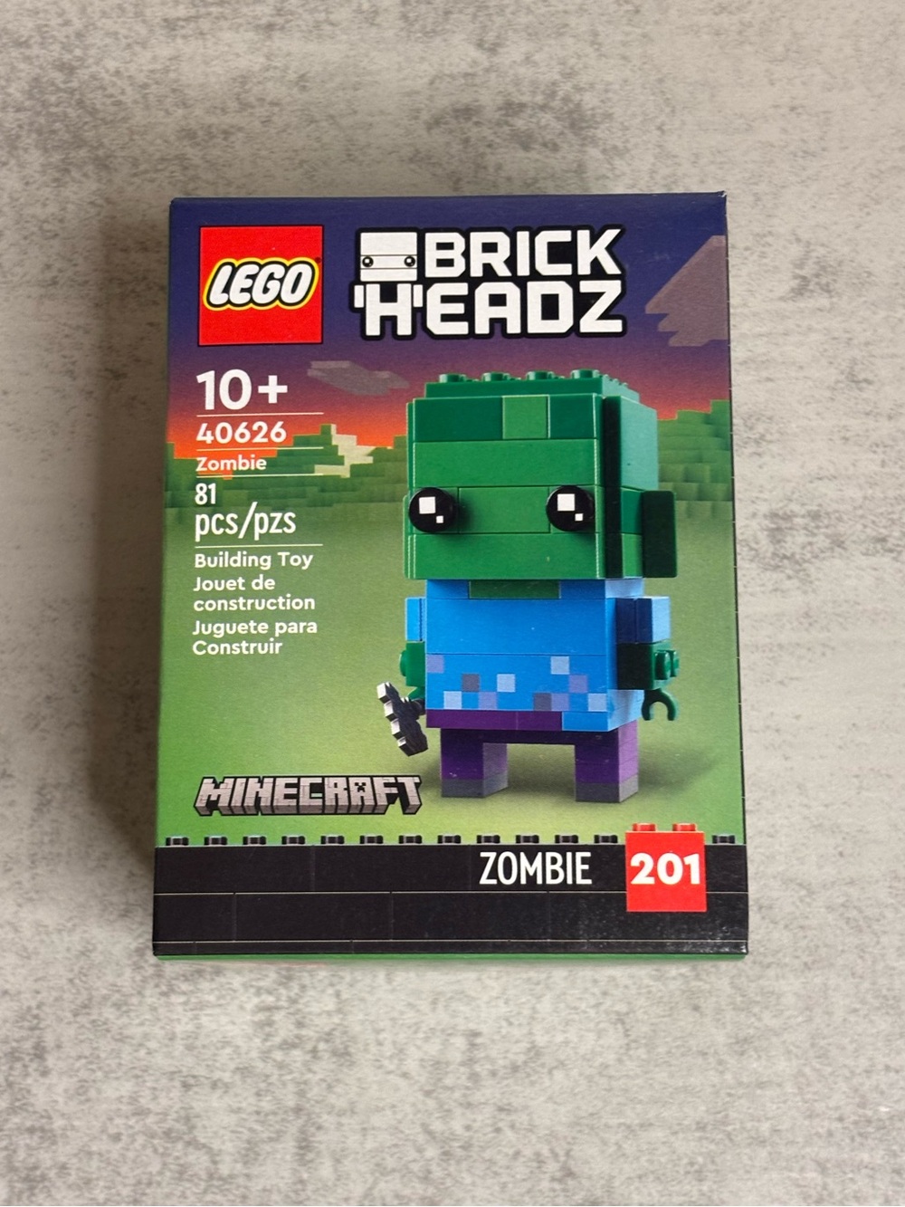 Lego BrickHeadz Minecraft Zombie Set (#40626)